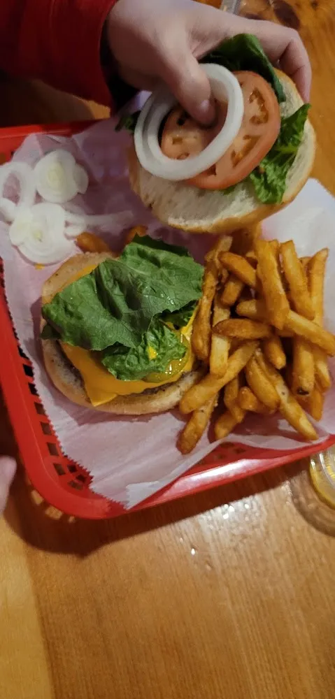 Cheeseburger and Fries